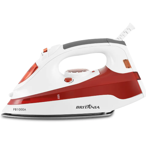 Ferro Vapor FB1000A Britânia Branco/Vermelho - 110V