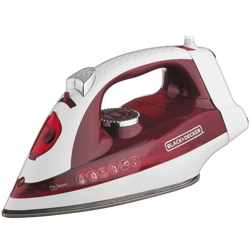 Ferro AJ3056 Vapor Spray Ceramic Black & Decker Branco/Vermelho - 110/200V