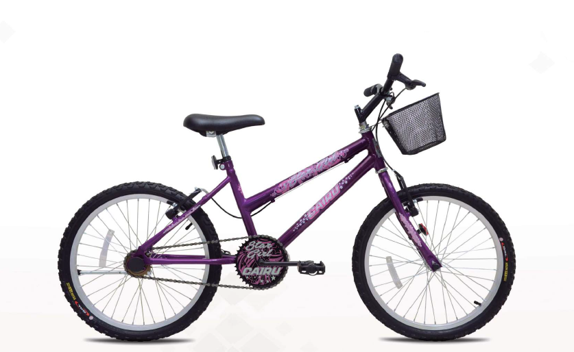 Bicicleta Aro20 Star Girl Cairu Rosa/Pink