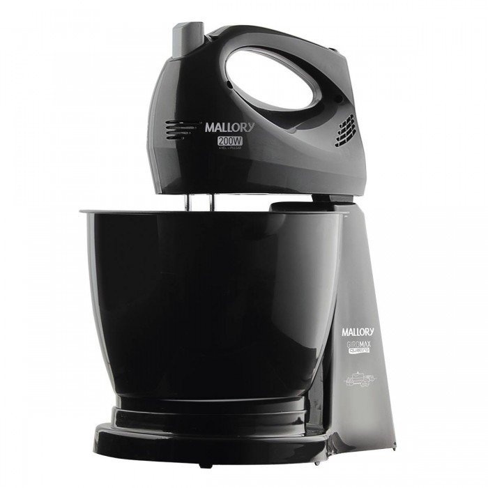 Batedeira Giromax Black Quattro Mallory Preto - 110V