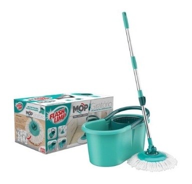 Mop Giratória MOP8209 Flashlimp Verde