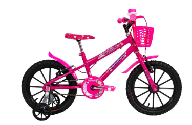 Lojas Merlin Bicicleta Aro 16 Infantil Pink Fadinha Cairu