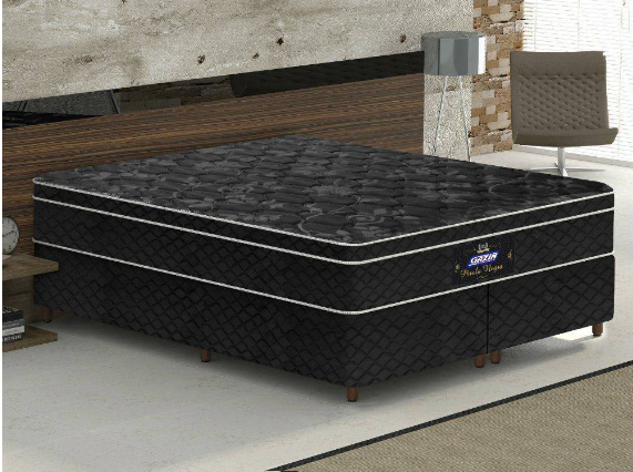 Conjunto Box Perola Negra 158X198X60 Gazin Preto
