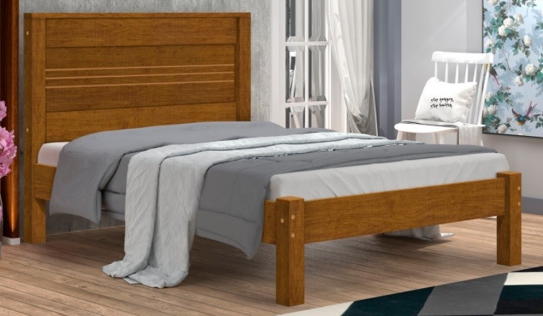Cama Casal 1,40M Aline Luke Ype Luke