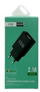 Carregador 1USB FCA-T124 FAM