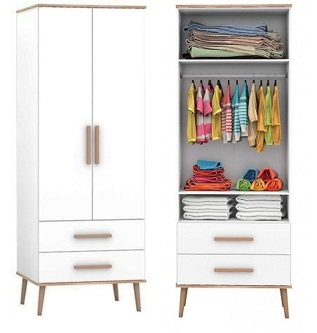 ROUP 2PT 2GV RETRO ANNIE CANAA  BRANCO/WENGUE