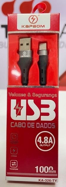 Cabo De Dados KA-326-TY tipo C Kapbom