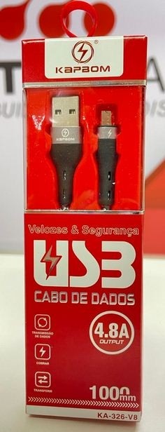 Cabo De Dados KA-326-V8 Kapbom