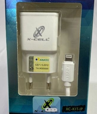 Kit Tomada/Cabo 2.0A XC-KIT-IP X-Cell