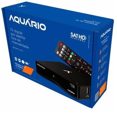 Receptor de TV via Satélite Banda KU DTH-9000 AQUARIO
