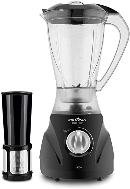 Liquidificador Diamante Black Filter Britania Preto 110V
