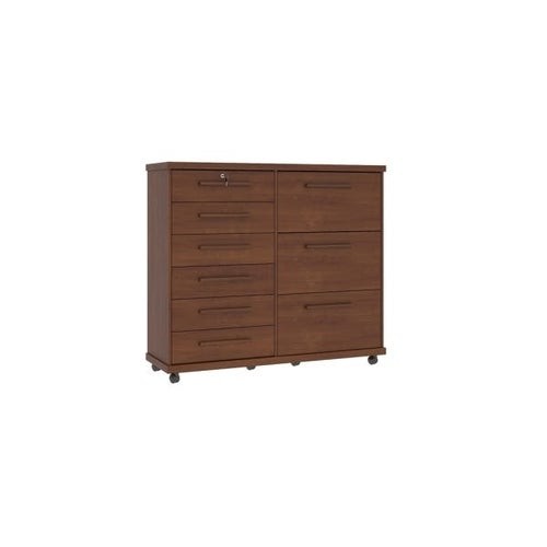 Comoda 6gv Sapateira Onix Mirarack Canela 