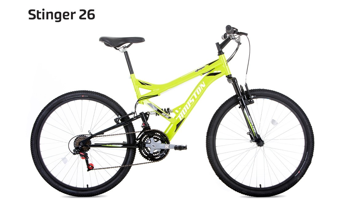Bicicleta ARO26 21 Marchas Stinger Houston Amarelo 