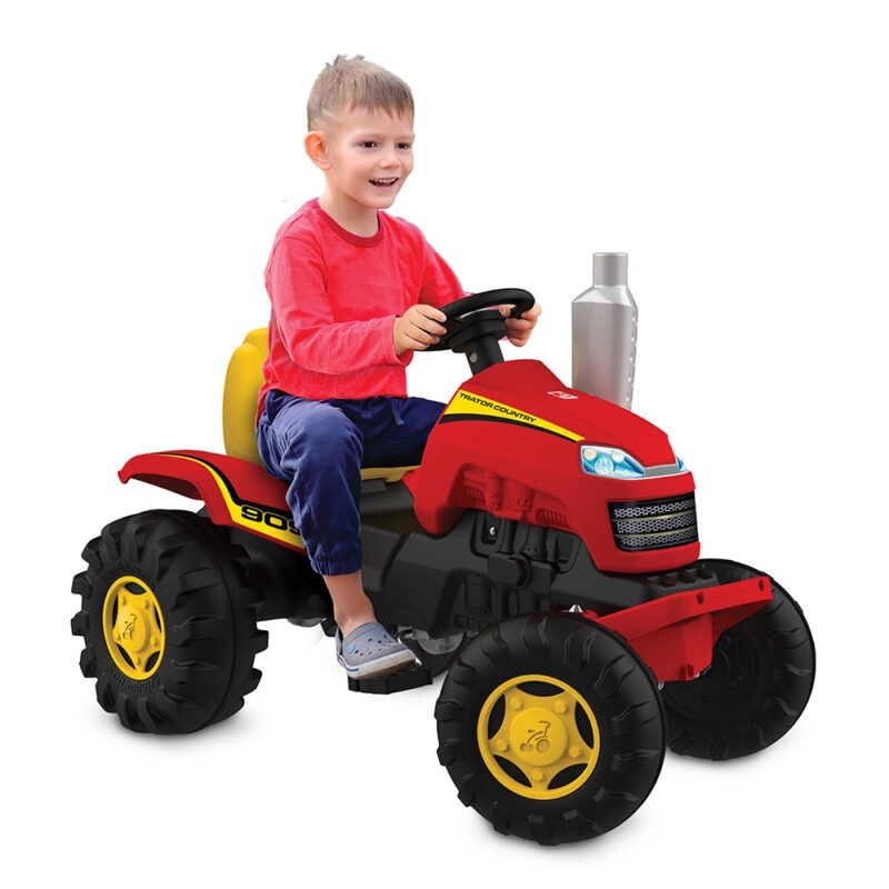 Trator Country Pedal Bandeirante Vermelho 