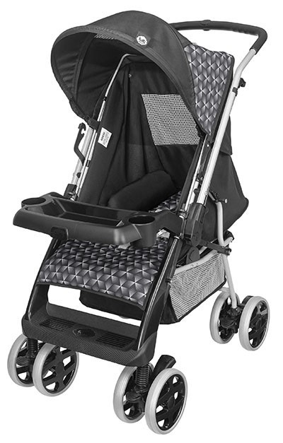 Carrinho Thor Plus Tutii Baby Preto