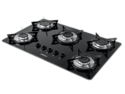 Fogao 5BC CooKTop NV5 Nardelli Preto Biv