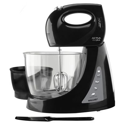 Batedeira Activa Duo Plus Mallory Preta - 110V