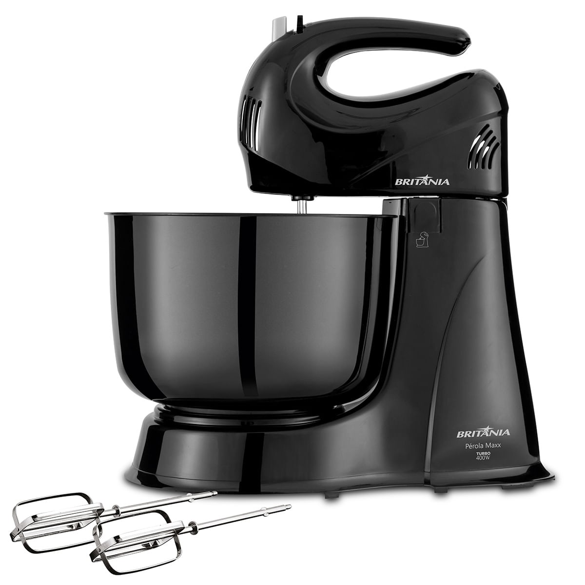 Batedeira Britânia Pérola Maxx Preto 400W