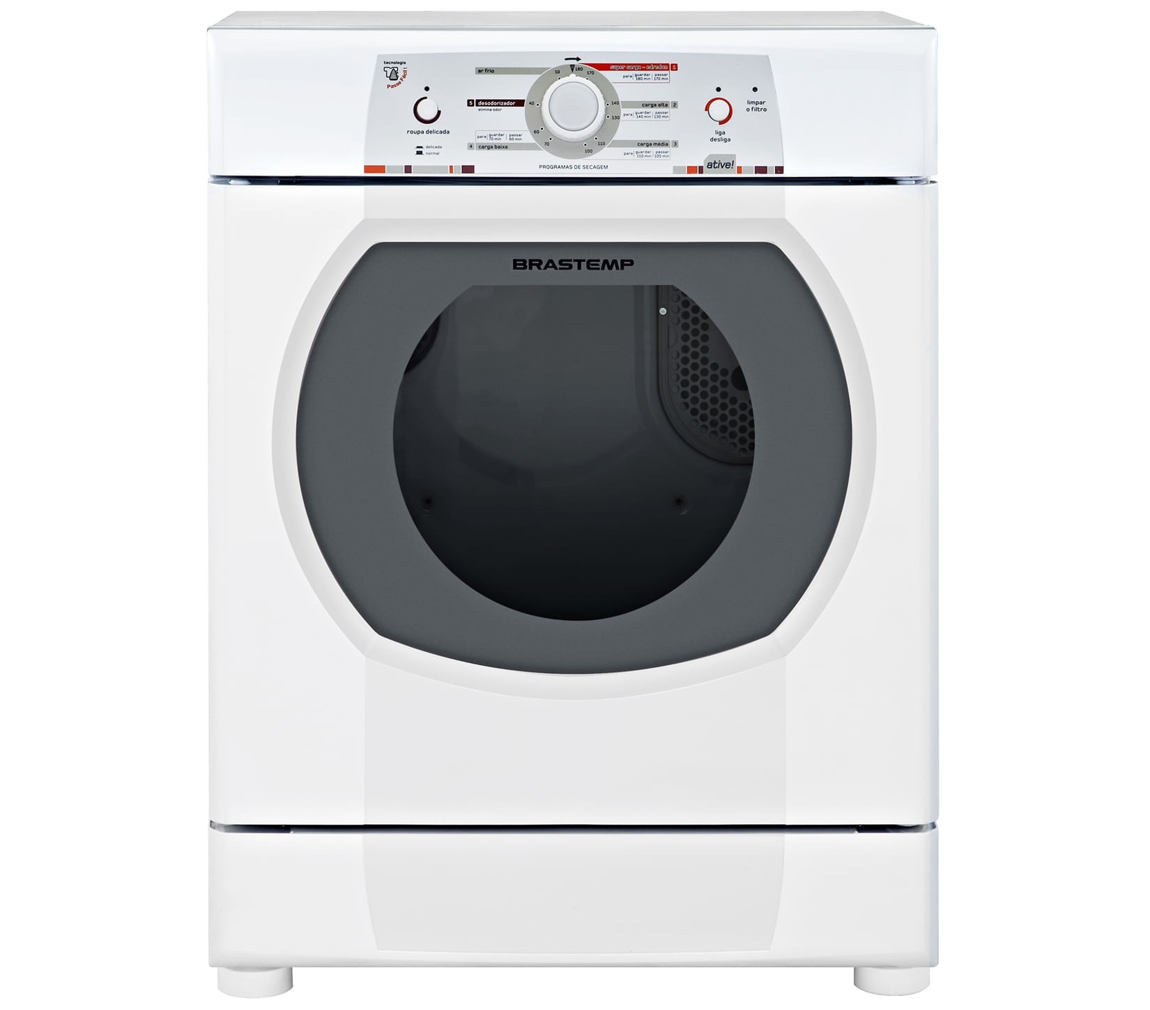 Secadora de Roupa 10Kg Ative BSR10A Brastemp Branco 