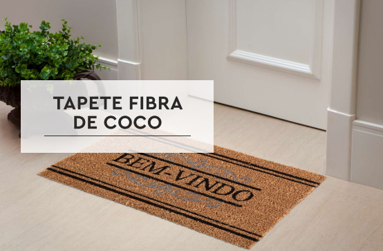 Tapete Capacho 33x60CM Fibra  Coco