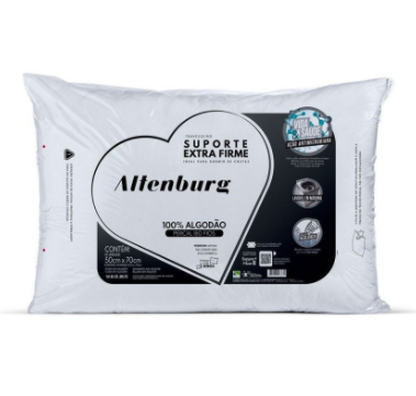 Travesseiro Suporte Extra Firme Altenburg Branco