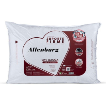 Travesseiro Suporte Firme  Altenburg Branco
