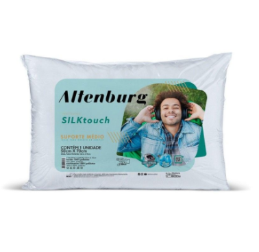 Travesseiro  Silk Touch Altenburg Branco