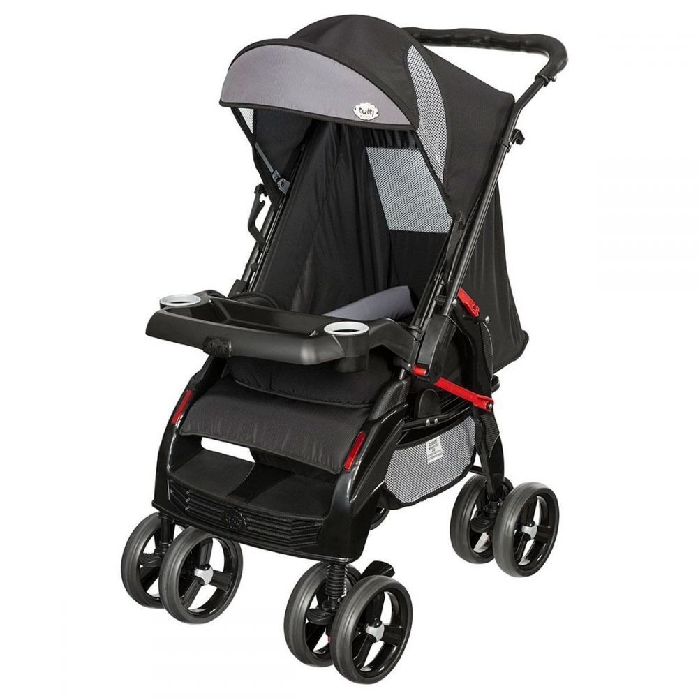 Carrinho de Bêbe Upper Tutti Baby Preto 
