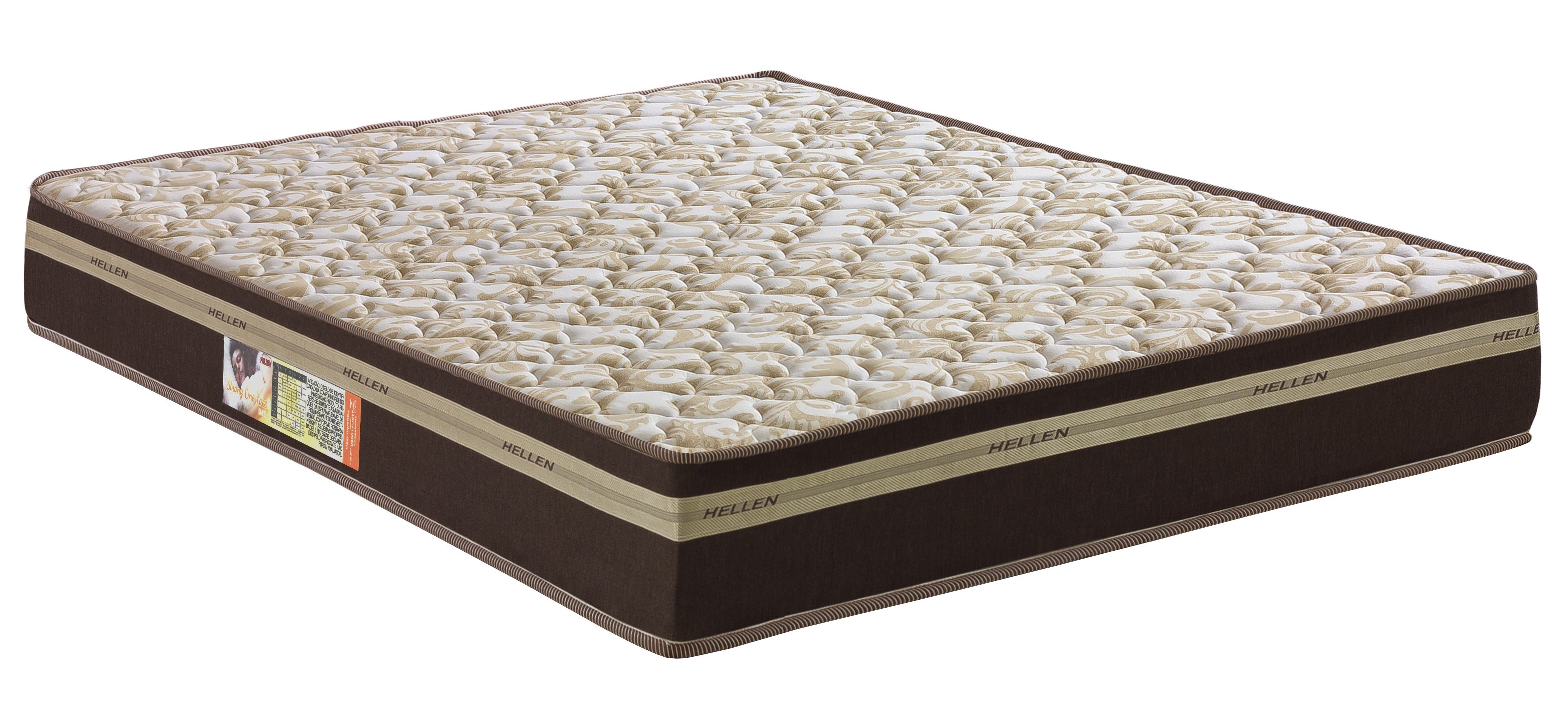 Colchão D45 138X188X24 Strong One Face Hellen Marrom