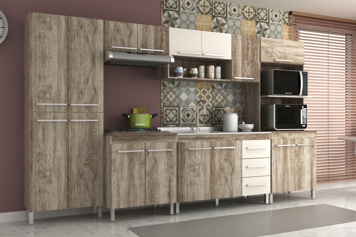 Cozinha Sportage Manto Moveis Pérola/Branco