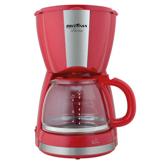 Cafeteira CP30 30C  Britânia Vermelho - 110V