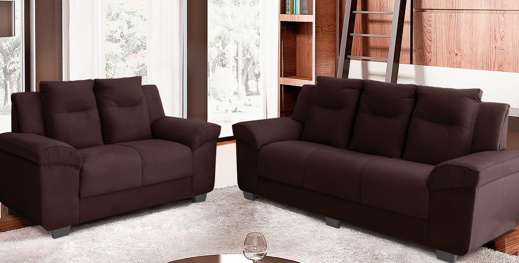 Conjunto Estofado 3x2 Lugares Berlim Estodados Paraná