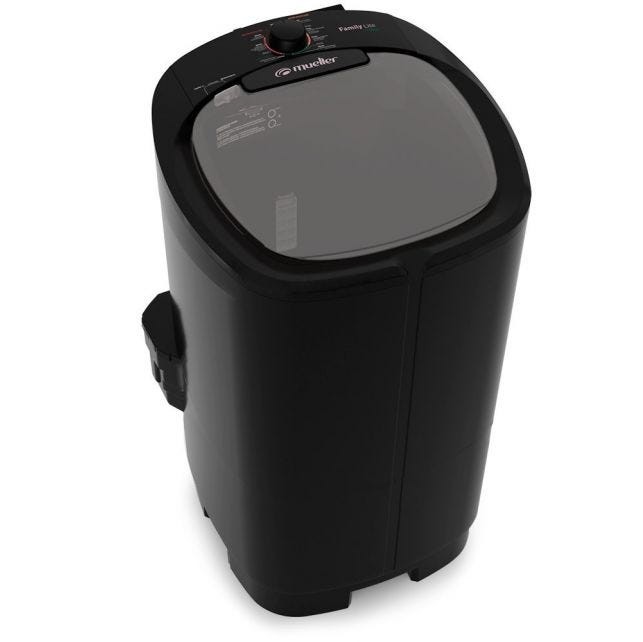 Lavadora Semiautomática Mueller Family Lite 10kg Preta