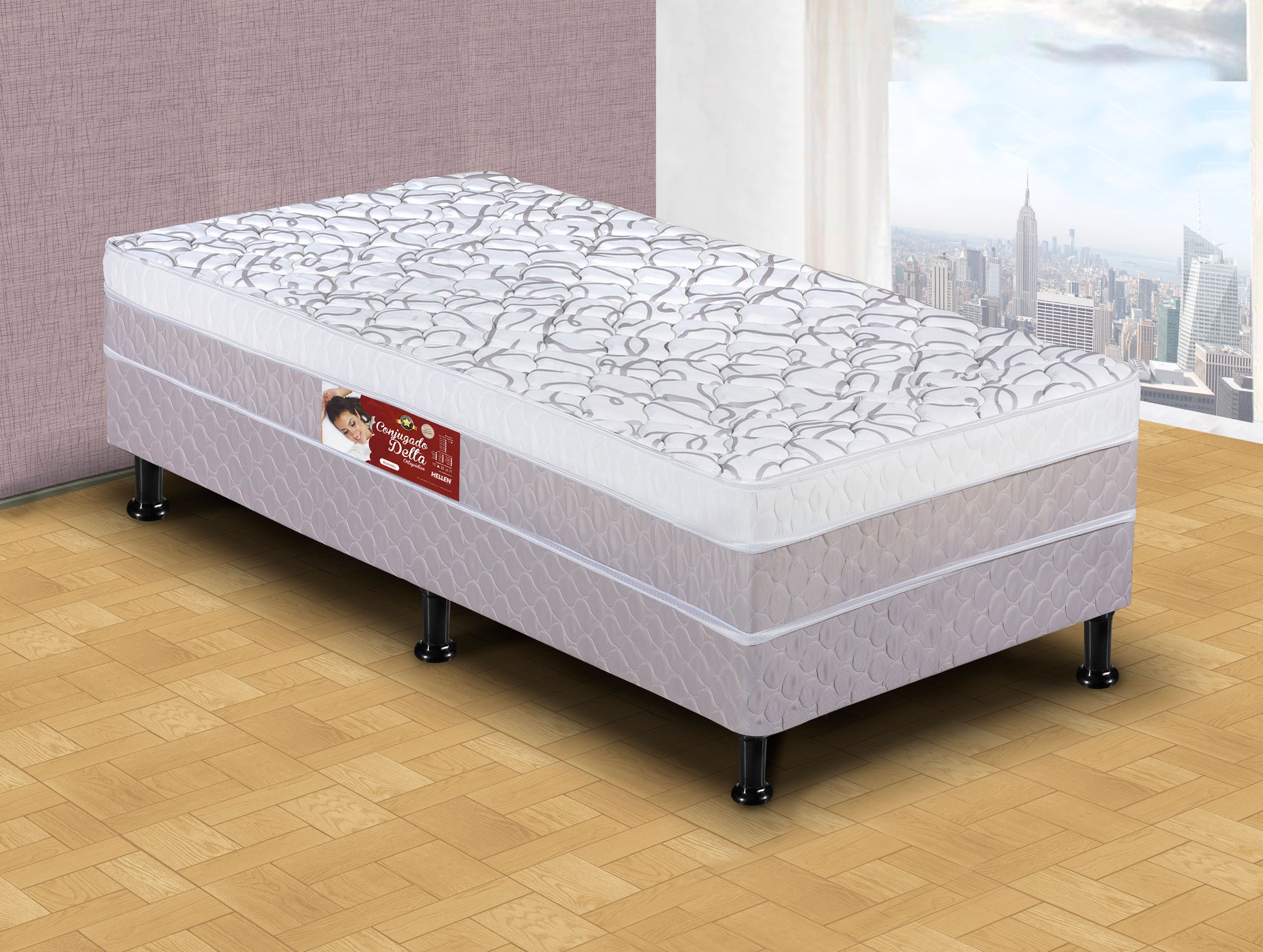 Box Conjugado 88X188X49 Delta Helen Ciza/Branco