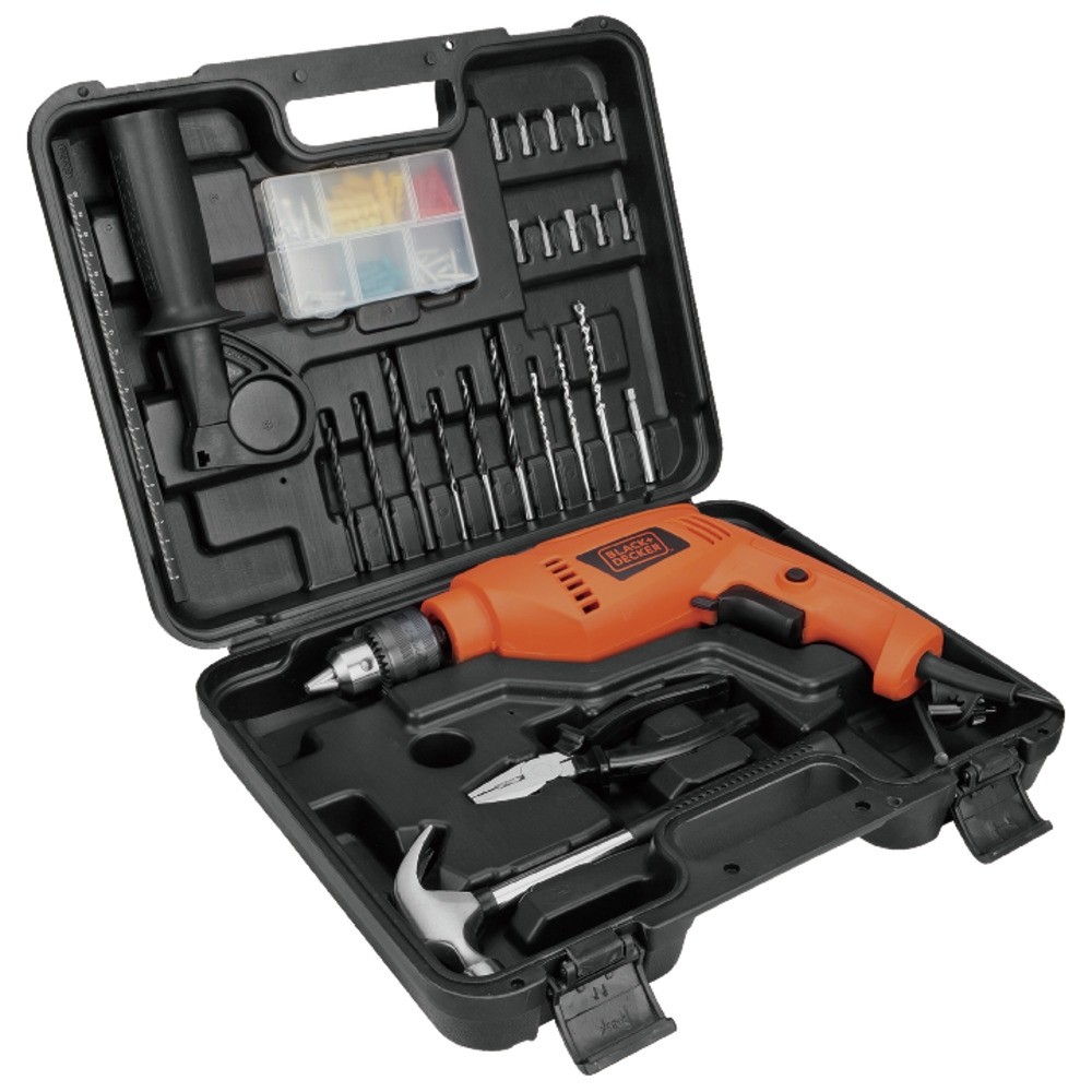 KIT FURADEIRA DE IMPACTO 1/2" 550W VVR 127V C/ 82 ACESSORIOS