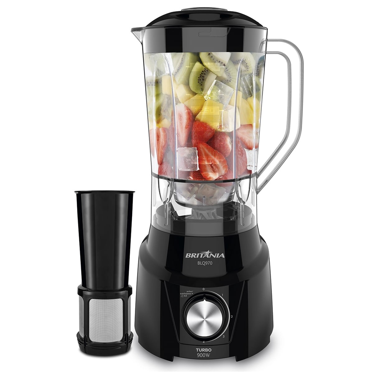 Liquidificador Britânia BLQ970 900W 4v Preto