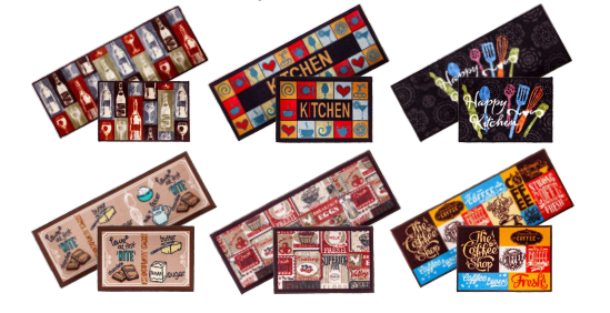 Jogo Tapete Bistro 40x110CM-40X60CM CORTTEX 