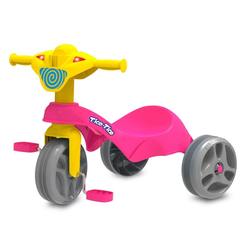 Motoca-triciclo Infantil Bandeirante Kid Cross Rosa em Promoção na