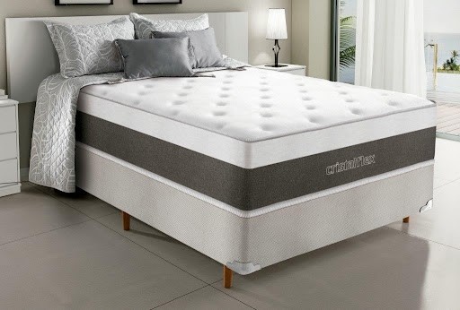 Colchão 88x188x23 Pocket Florida Cristalflex Branco 