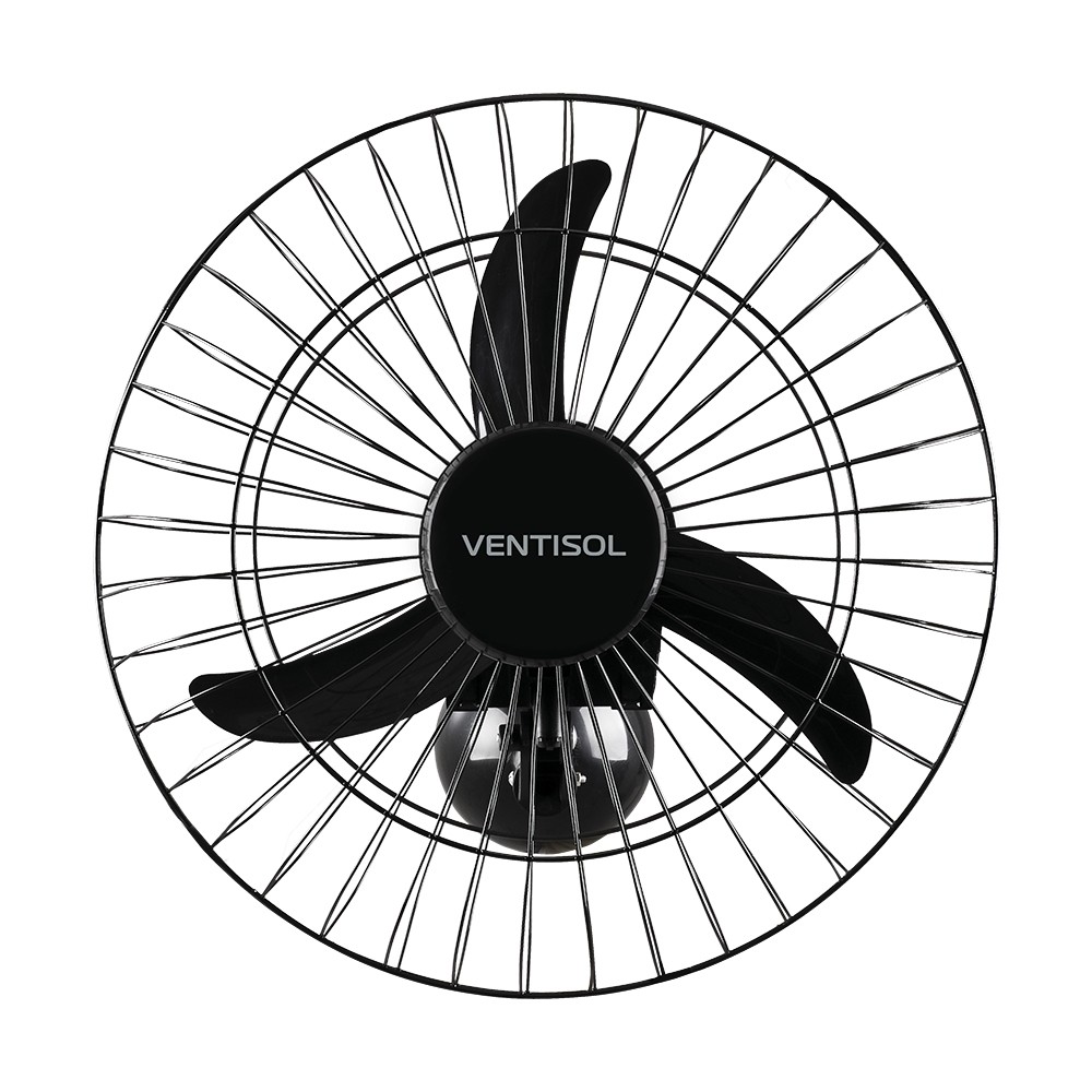 Ventilador 50cm OSC Parede Ventisol Preto Biv