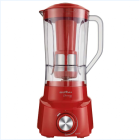 Liquidificador Diamante Filtro 800 4V Britânia Vermelho - 110V  
