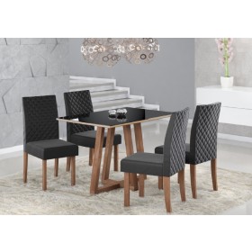 Mesa 1,20x80 Madeira Livia Sonetto Nogal/Off White 