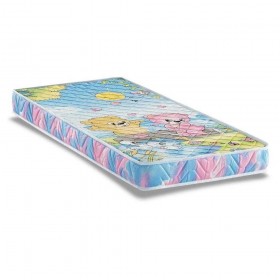 Colchão Berço D18 70X130X12 Anjos Colchões Azul/Rosa