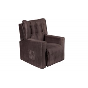 Poltrona Reclinavel Detroit Hellen Café