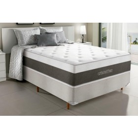 Colchão 88x188x23 Pocket Florida Cristalflex Branco 