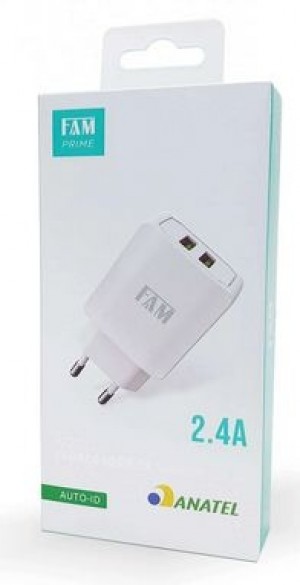 Carregador P/Cel 2USB FCA-AT2241 FAM