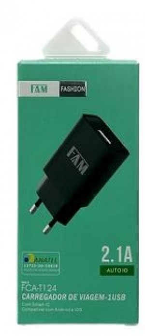 Carregador 1USB FCA-T124 FAM