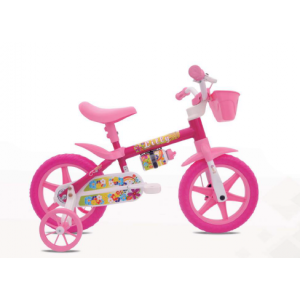 Bicicleta Aro12 Infantil Rosa Cairu
