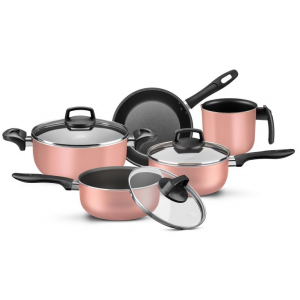 Conjunto de Panelas 5 Peças Madri Rose