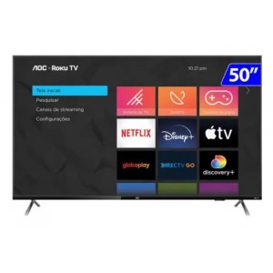 Smart TV 50" LED SMART 4K 50U6125/78G AOC